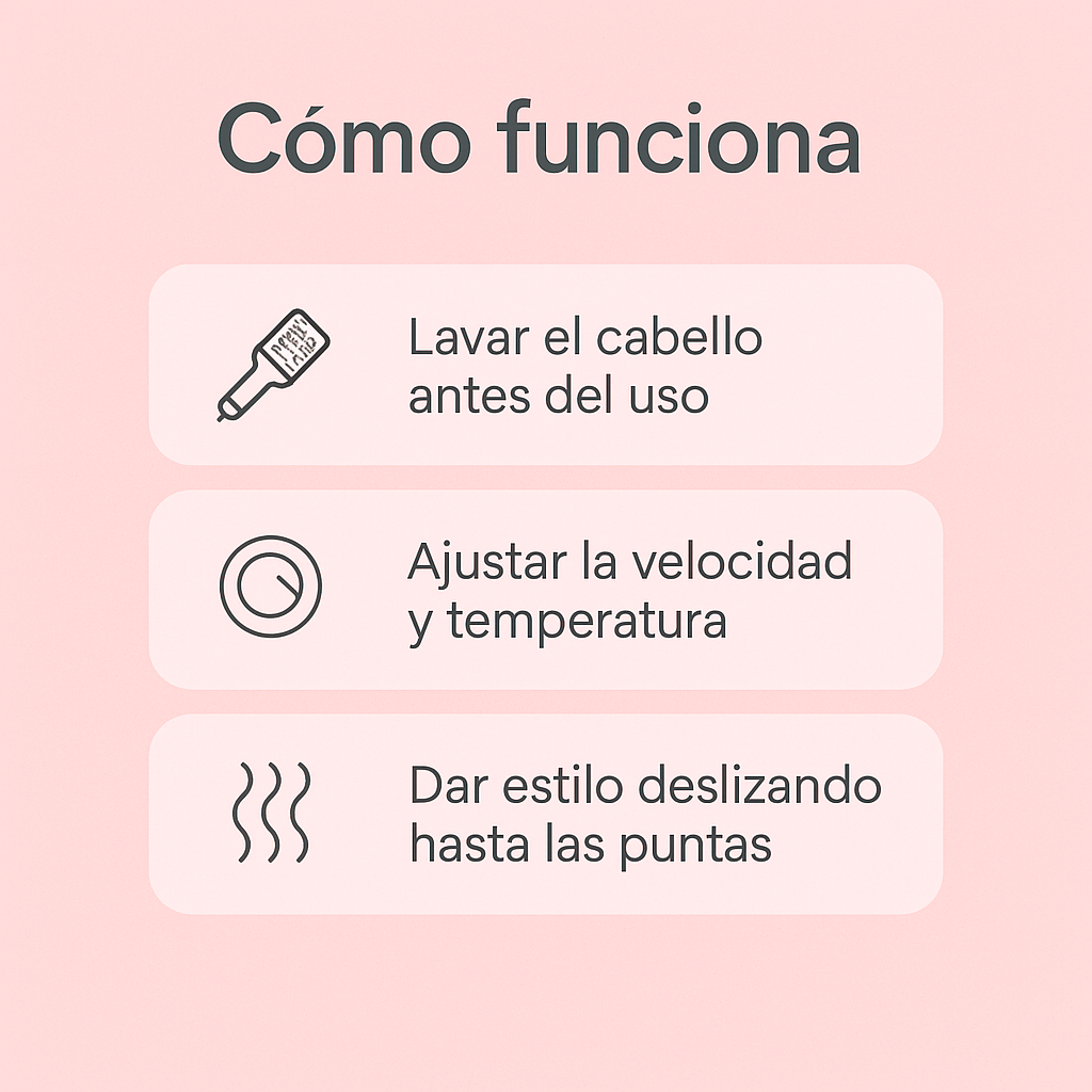 Cepillo Secador 4 en 1 Que No Quema Tus Puntas