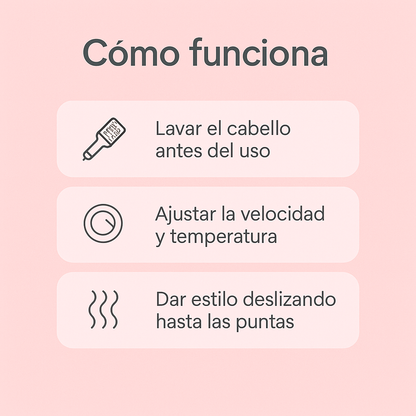 Cepillo Secador 4 en 1 Que No Quema Tus Puntas